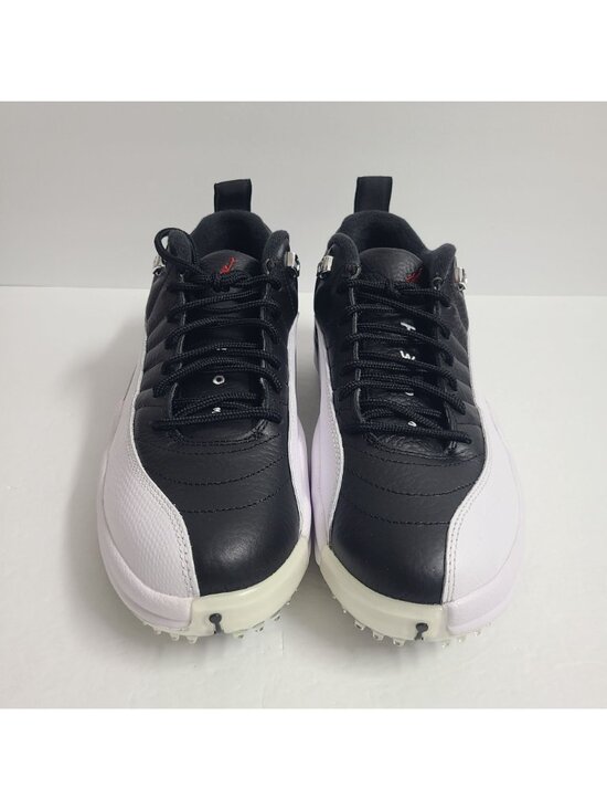 NEW Nike Air Jordan 12 Low Playoffs Golf Shoes DH4120-010 Size 10 White Black #1 main image 6